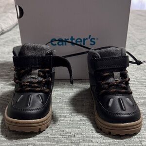 Carter's Black and Tan Kids Boots